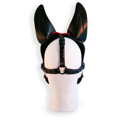 Brutus Cagoule Puppy Hood Noire et Rouge